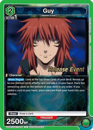 Image of Guy (UEPR/TSK-1-076) - UE20BT That Time I Got Reincarnated as a Slime Release Event Cards