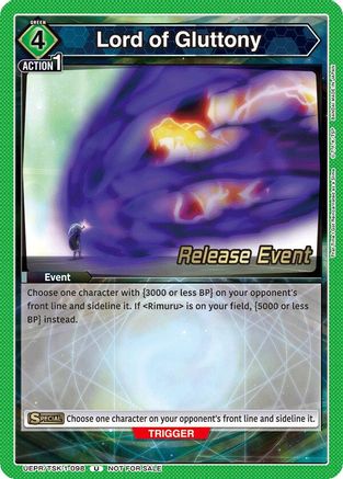 Image of Lord of Gluttony (UEPR/TSK-1-098) - UE20BT That Time I Got Reincarnated as a Slime Release Event Cards