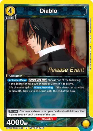 Image of Diablo (002) (UEPR/TSK-2-002) - UE20BT That Time I Got Reincarnated as a Slime Release Event Cards