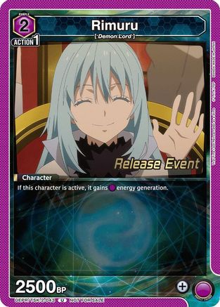 Image of Rimuru (043) (UEPR/TSK-2-043) - UE20BT That Time I Got Reincarnated as a Slime Release Event Cards