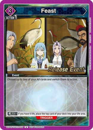 Image of Feast (056) (UEPR/TSK-2-056) - UE20BT That Time I Got Reincarnated as a Slime Release Event Cards