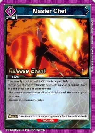 Image of Master Chef (UEPR/TSK-2-058) - UE20BT That Time I Got Reincarnated as a Slime Release Event Cards