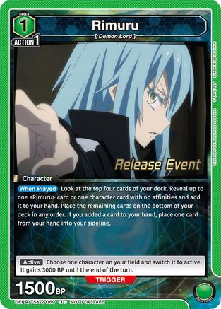 Image of Rimuru (069) (UEPR/TSK-2-069) - UE20BT That Time I Got Reincarnated as a Slime Release Event Cards