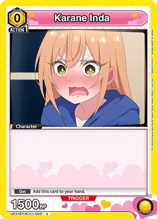 Image of Karane Inda (003) (UE21BT/RLY-1-003) - UE21BT The 100 Girlfriends Who Really Really Really Really REALLY Love You