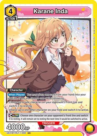 Image of Karane Inda (008) (UE21BT/RLY-1-008) - UE21BT The 100 Girlfriends Who Really Really Really Really REALLY Love You Foil