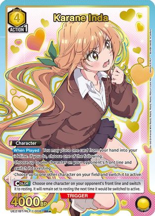 Image of Karane Inda (008) (SR*) (UE21BT/RLY-1-008) - UE21BT The 100 Girlfriends Who Really Really Really Really REALLY Love You Foil