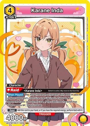 Image of Karane Inda (009) (UE21BT/RLY-1-009) - UE21BT The 100 Girlfriends Who Really Really Really Really REALLY Love You Foil