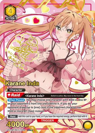 Image of Karane Inda (009) (SR**) (UE21BT/RLY-1-009) - UE21BT The 100 Girlfriends Who Really Really Really Really REALLY Love You Foil