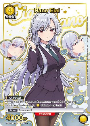 Image of Nano Eiai (012) (R*) (UE21BT/RLY-1-012) - UE21BT The 100 Girlfriends Who Really Really Really Really REALLY Love You Foil