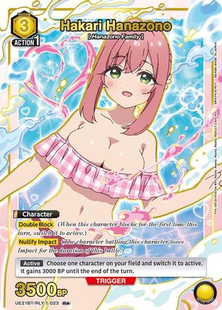 Image of Hakari Hanazono (023) (R*) (UE21BT/RLY-1-023) - UE21BT The 100 Girlfriends Who Really Really Really Really REALLY Love You Foil