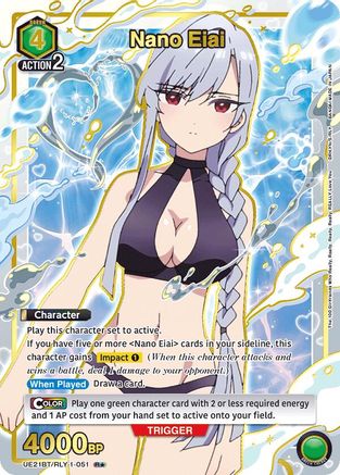 Image of Nano Eiai (051) (R*) (UE21BT/RLY-1-051) - UE21BT The 100 Girlfriends Who Really Really Really Really REALLY Love You Foil