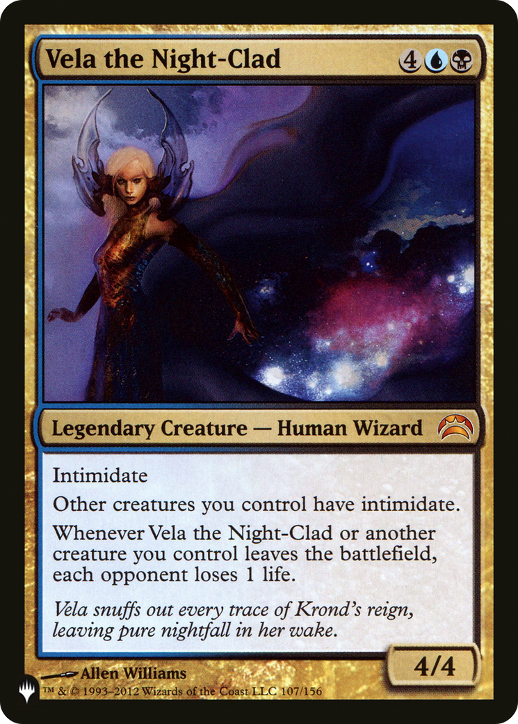 Image of Vela the Night-Clad [The List]