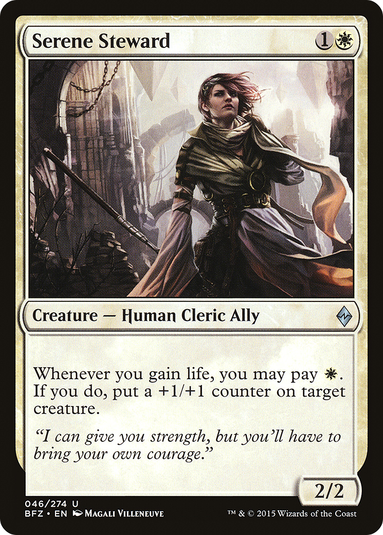 Image of Serene Steward [Battle for Zendikar]