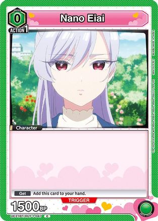 Image of Nano Eiai (047) (Box Topper Foil) (UE21BT/RLY-1-047) - UE21BT The 100 Girlfriends Who Really Really Really Really REALLY Love You Foil