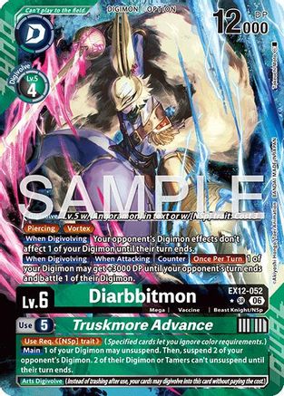 Image of Diarbbitmon // Truskmore Advance (Alternate Art) (EX12-052) - Digital World Shambala Foil