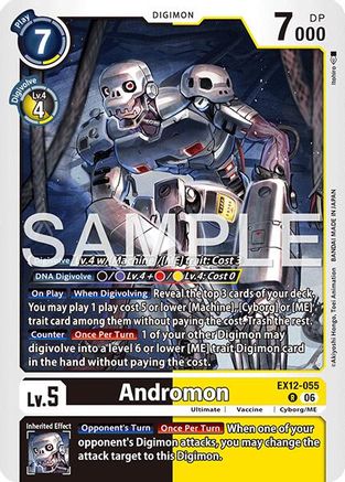 Image of Andromon (EX12-055) - Digital World Shambala Foil