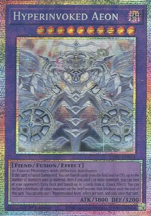 Image of Hyperinvoked Aeon (Starlight Rare) (CORI-EN033) - Chaos Origins 1st Edition
