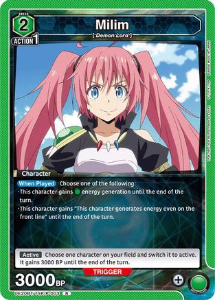 Image of Milim (P-003) (UE20BT/TSK-P-003) - UE20BT That Time I Got Reincarnated as a Slime Foil