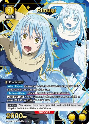 Image of Rimuru (P-001) (R*) (UE20BT/TSK-P-001) - UE20BT That Time I Got Reincarnated as a Slime Foil
