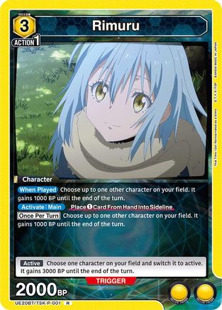 Image of Rimuru (P-001) (UE20BT/TSK-P-001) - UE20BT That Time I Got Reincarnated as a Slime Foil