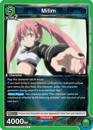 Image of Milim (P-006) (UE20BT/TSK-P-006) - UE20BT That Time I Got Reincarnated as a Slime Foil