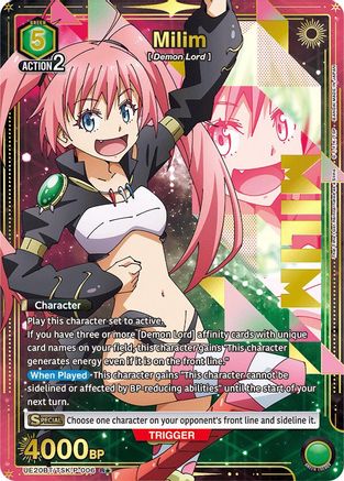 Image of Milim (P-006) (R*) (UE20BT/TSK-P-006) - UE20BT That Time I Got Reincarnated as a Slime Foil
