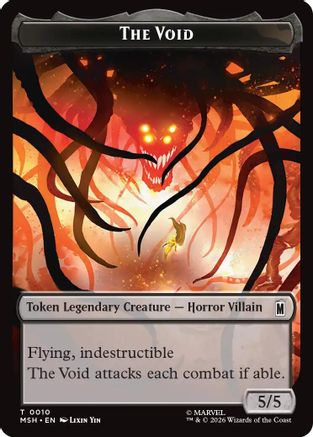 Image of The Void // Squirrel Double-Sided Token (MSH-10 // 14) - Marvel Super Heroes
