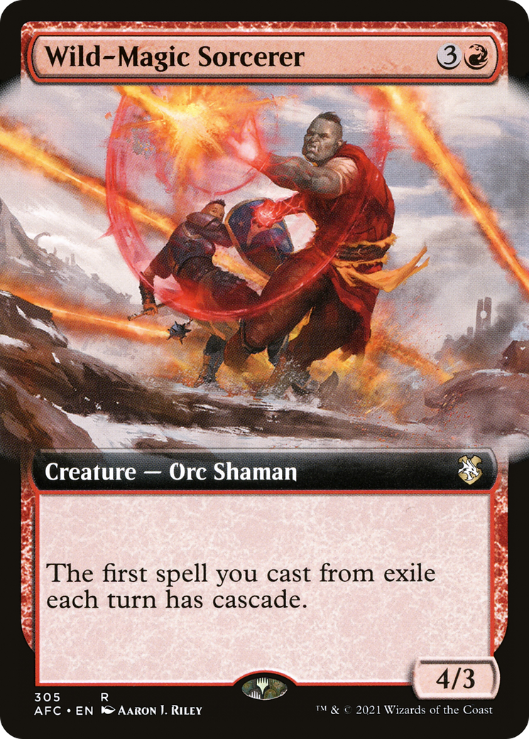 Image of Wild-Magic Sorcerer (Extended Art) [Dungeons & Dragons: Adventures in the Forgotten Realms Commander]