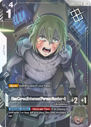 Image of Elan Ceres (Enhanced Person Number 4) (Store Tournament Winner Pack 05) (GD01-098) - Gundam Promotional Cards Holofoil