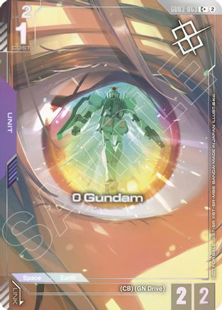 Image of 0 Gundam (Store Tournament Winner Pack 05) (GD03-063) - Gundam Promotional Cards Holofoil