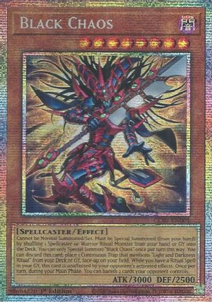 Image of Black Chaos (Starlight Rare) (CORI-EN001) - Chaos Origins 1st Edition