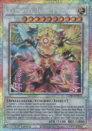 Image of Elfnote June Pride (Starlight Rare) (CORI-EN035) - Chaos Origins 1st Edition