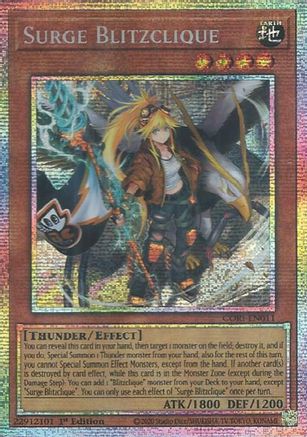 Image of Surge Blitzclique (Starlight Rare) (CORI-EN011) - Chaos Origins 1st Edition