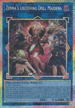 Image of Zenna's Deceiving Doll Maidens (Starlight Rare) (CORI-EN043) - Chaos Origins 1st Edition
