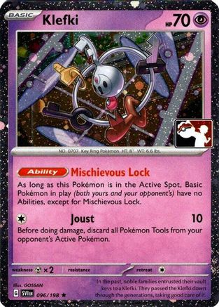Image of Klefki (Cosmos Holo) 096/198  - Holofoil Prize Pack Series Cards - Rare
