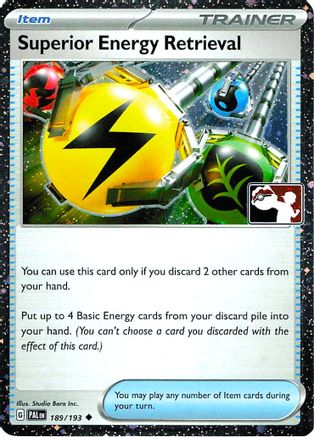 Image of Superior Energy Retrieval (Cosmos Holo) 189/193  - Holofoil Prize Pack Series Cards - Uncommon