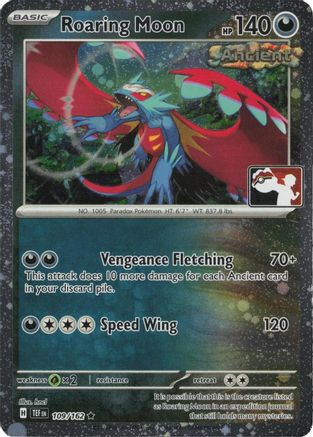 Image of Roaring Moon (Cosmos Holo) 109/162  - Holofoil Prize Pack Series Cards - Rare
