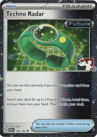 Image of Techno Radar (Cosmos Holo) 180/182  - Holofoil Prize Pack Series Cards - Uncommon