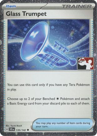 Image of Glass Trumpet (Cosmos Holo) 135/142  - Holofoil Prize Pack Series Cards - Uncommon