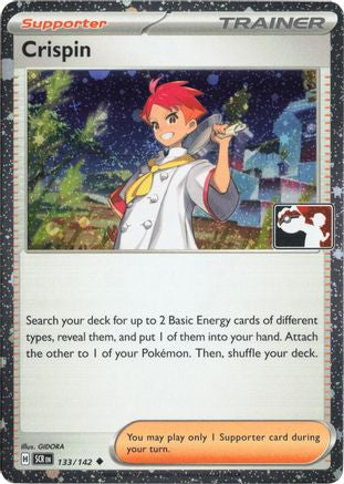 Image of Crispin (Cosmos Holo) 133/142  - Holofoil Prize Pack Series Cards - Uncommon