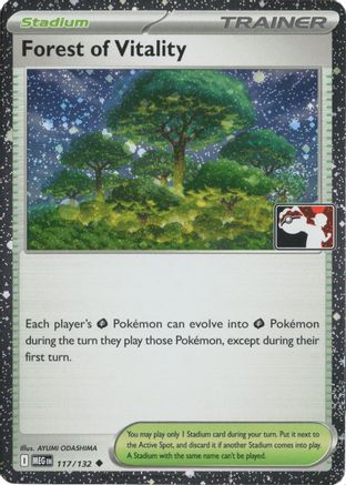 Image of Forest of Vitality (Cosmos Holo) 117/132  - Holofoil Prize Pack Series Cards - Uncommon