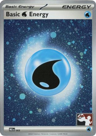 Image of Basic Water Energy (Cosmos Holo) 003  - Holofoil Prize Pack Series Cards - Common