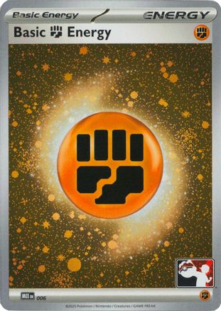 Image of Basic Fighting Energy (Cosmos Holo) 006  - Holofoil Prize Pack Series Cards - Common