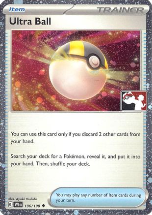 Image of Ultra Ball (Cosmos Holo) 196/198  - Holofoil Prize Pack Series Cards - Uncommon