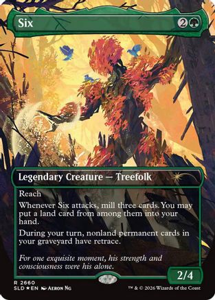 Image of Six (SLD-2660) - Secret Lair Drop Series Foil