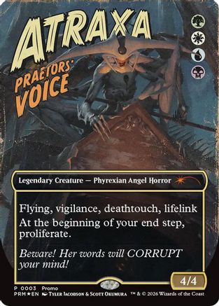 Image of Atraxa, Praetors' Voice (MFP-003) - MagicFest Cards Foil