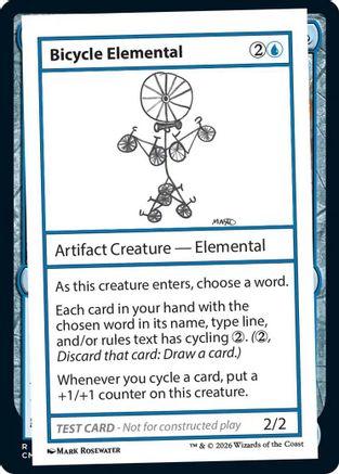 Image of Bicycle Elemental (CMB1-) - Mystery Booster: Convention Edition Exclusives