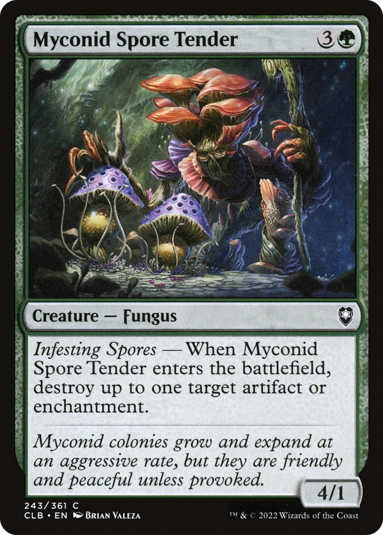 Image of Myconid Spore Tender [Commander Legends: Battle for Baldur's Gate]