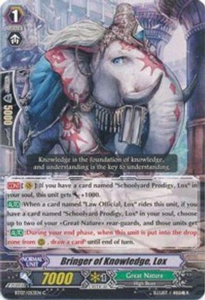 Image of Bringer of Knowledge, Lox (RAMPAGE OF THE BEAST KING)