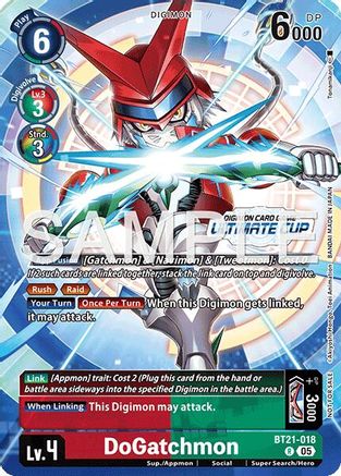 Image of DoGatchmon (Ultimate Cup 26-27 Season 2) (BT21-018) - World Convergence Foil